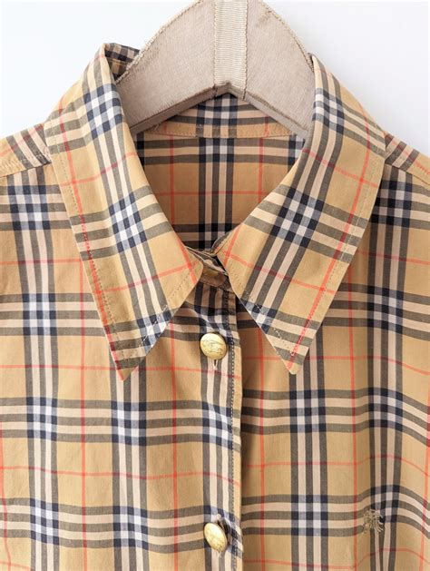 burberry bluse nova check gr xl|real real Burberry nova check.